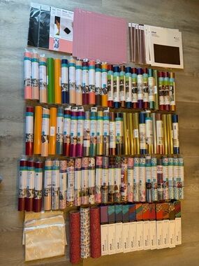 Cricut Assorted Vinyl & Craft Supplies - Multi Color